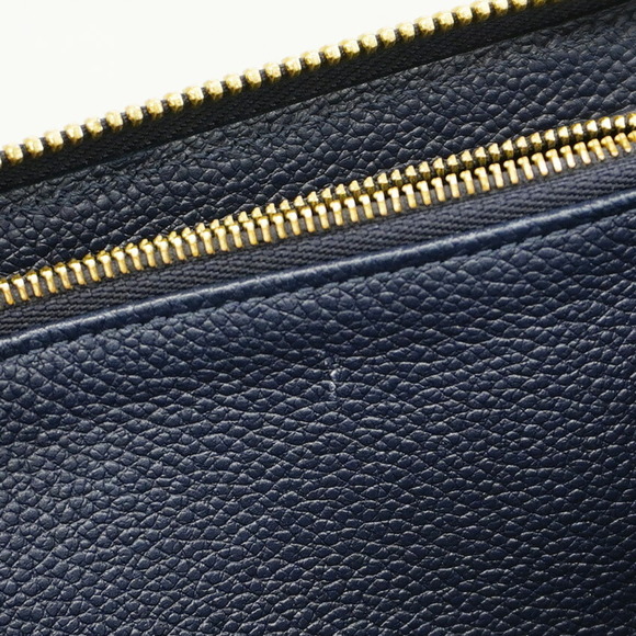 Louis Vuitton Long Wallet Monogram Empreinte Zippy M62121 Marine Rouge Ladies - Picture 8 of 12
